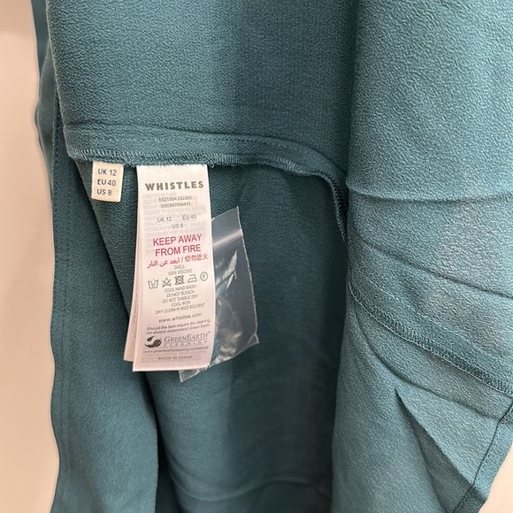 NWT Whistles tie waist midi dress - Picture 10 of 11